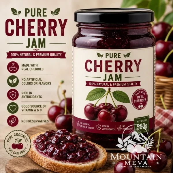 Pure Cherry Jam 500g