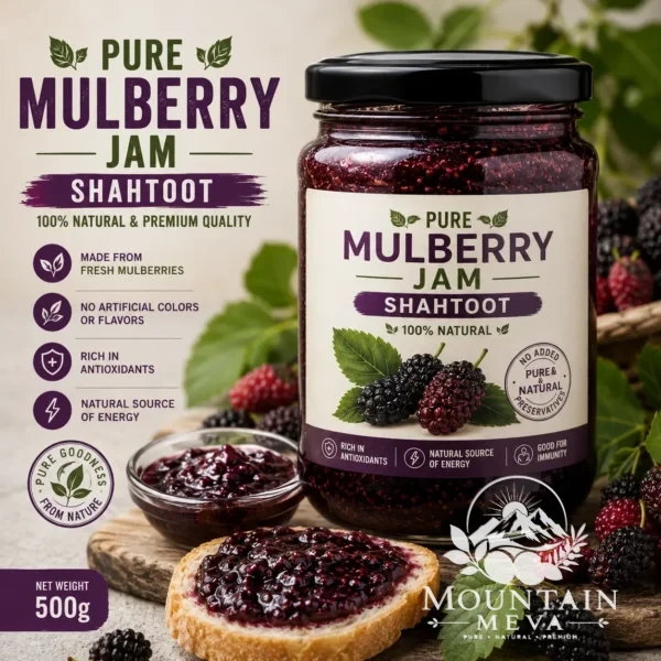 Pure Mulberry Jam Shahtoot 500g
