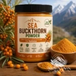 Sea Buckthorn Powder - 100% Organic Superfood Powder from Baltistan